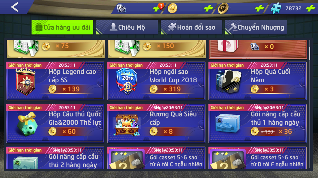 [Tin Tức] - Danh Sách Anh Em Trúng Thưởng và Cầu Thủ Legend SS 500k